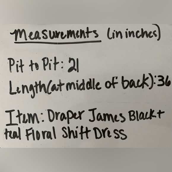 EUC Draper James Shift Dress in Emerald Magnolia. - Picture 5 of 5